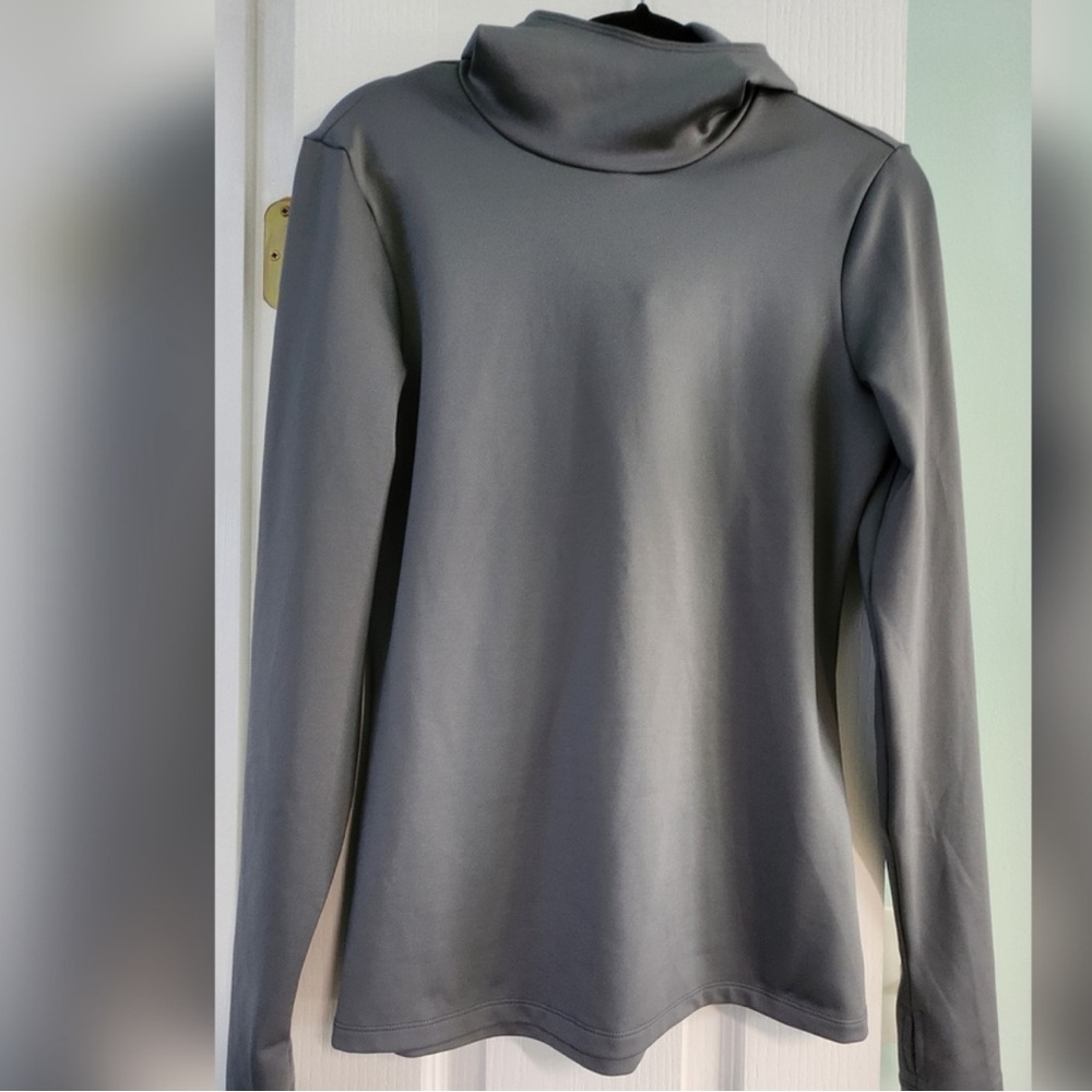 ALO Yoga Charcoal Gray Hooded Sweatshirt